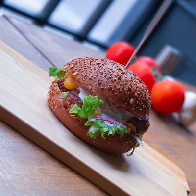 Burger artisanal servi sur place à Orléans